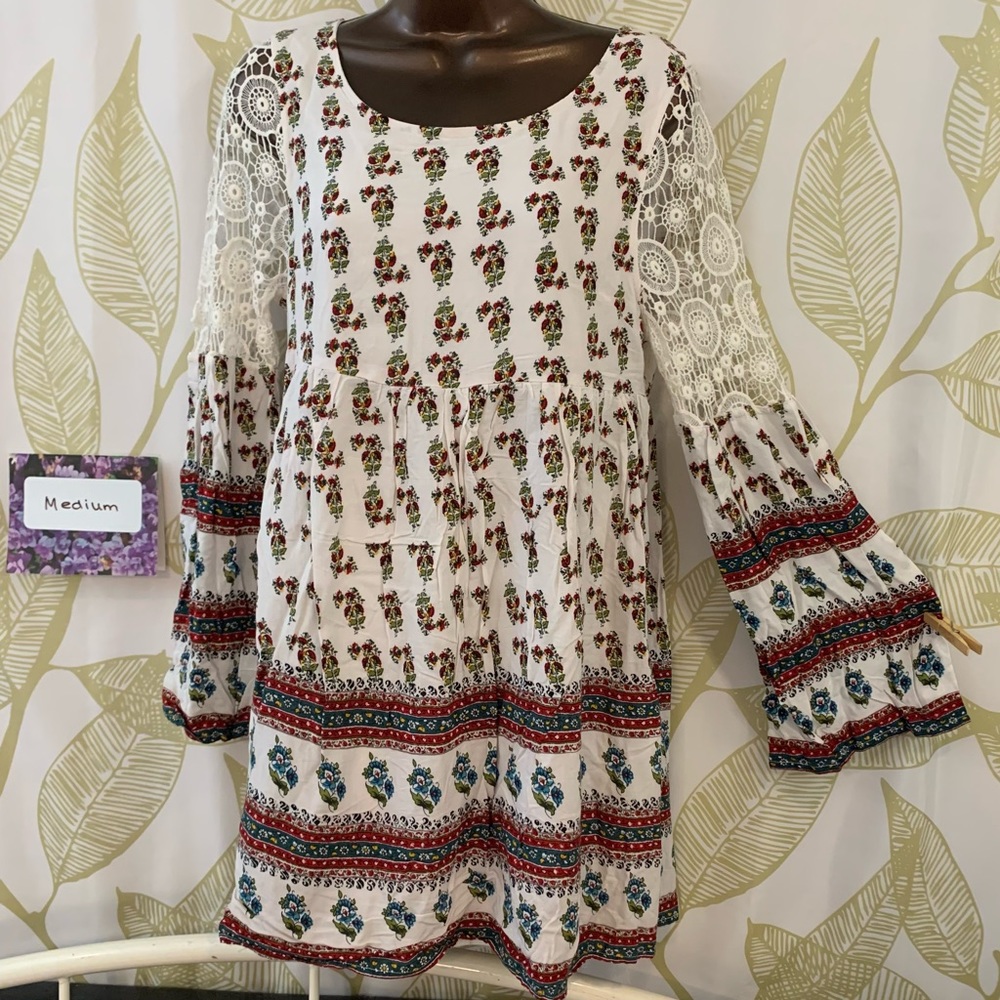 entro - Medium - long sleeve tunic/minidress